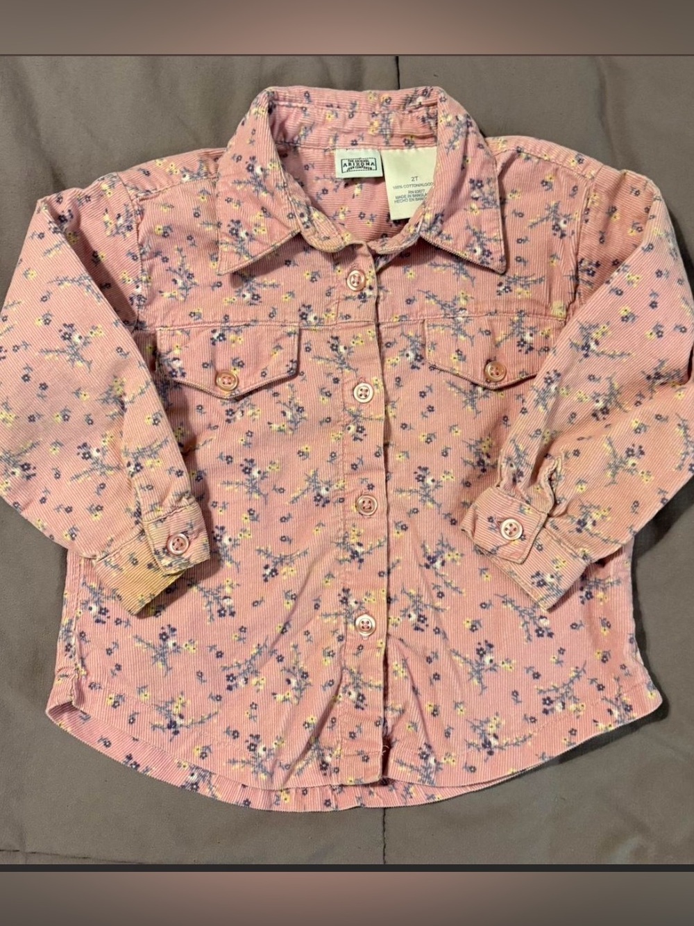 Vintage Arizona Toddler Button-Up Size 2T